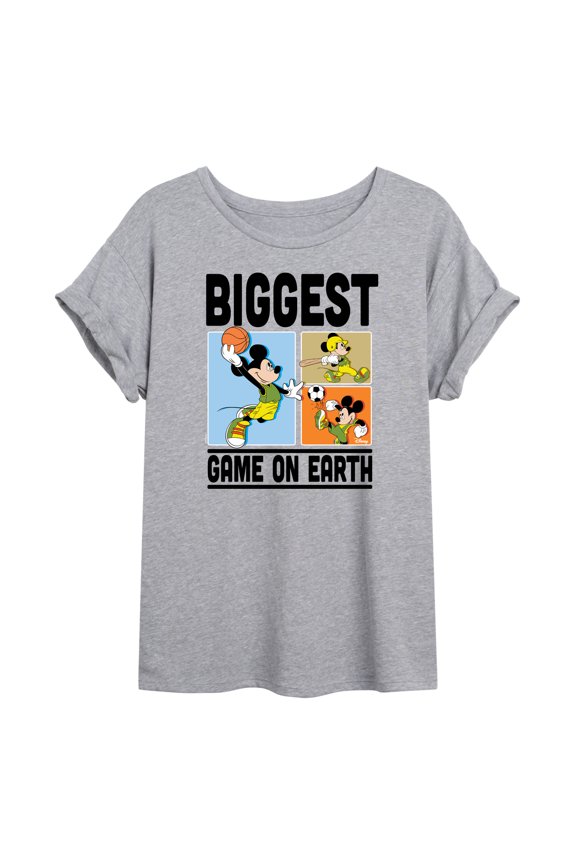 - Biggest Game On Earth  - Juniors Ideal Flowy Muscle T-Shirt