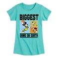 thumbnail image 1 of Disney - Biggest Game On Earth - Toddler & Youth Girls Short Sleeve Graphic T-Shirt, 1 of 5