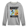 thumbnail image 1 of Disney - Biggest Game On Earth - Toddler & Youth Long Sleeve Graphic T-Shirt, 1 of 5