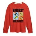thumbnail image 1 of Disney - Biggest Game On Earth - Toddler & Youth Long Sleeve Graphic T-Shirt, 1 of 5