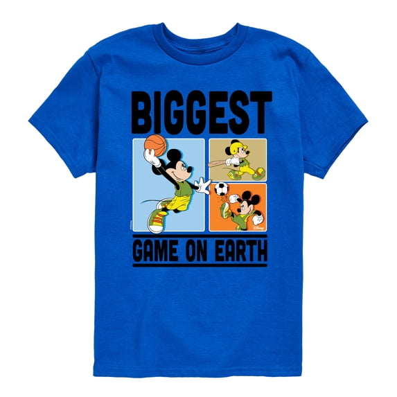 Disney - Biggest Game On Earth - Toddler & Youth Short Sleeve Graphic T-Shirt