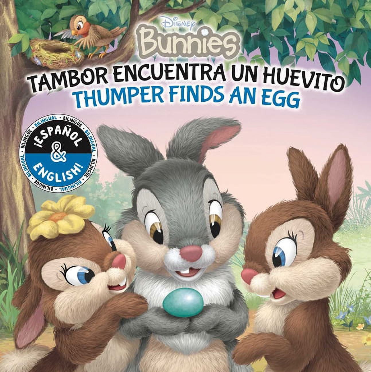 Disney Bilingual: Thumper Finds an Egg / Tambor encuentra un huevito (English-Spanish) (Disney Bunnies) (Paperback)