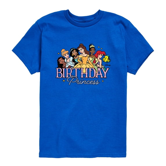 Disney - Birthday Princess Toddler Boys' Toddler Short Sleeve Graphic T-Shirt