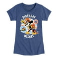 thumbnail image 1 of Disney - Birthday - Ring Master Mickey Birthday Wishes - Youth Girls Short Sleeve T-Shirt, 1 of 5