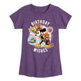 thumbnail image 1 of Disney - Birthday - Ring Master Mickey Birthday Wishes - Toddler & Youth Girls Short Sleeve T-Shirt, 1 of 5