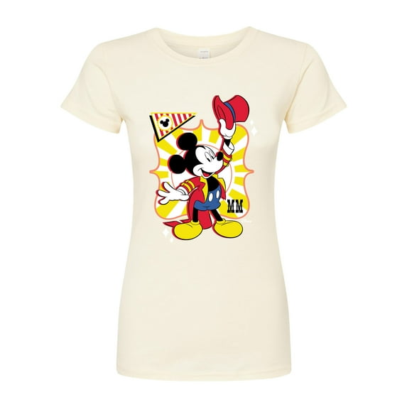 Disney - Birthday - Ring Master Mickey - Juniors Fitted Graphic T-Shirt