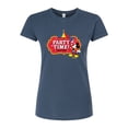 thumbnail image 1 of Disney - Birthday - Ring Master Mickey, Party Time Have Fun - Juniors Fitted Graphic T-Shirt, 1 of 5