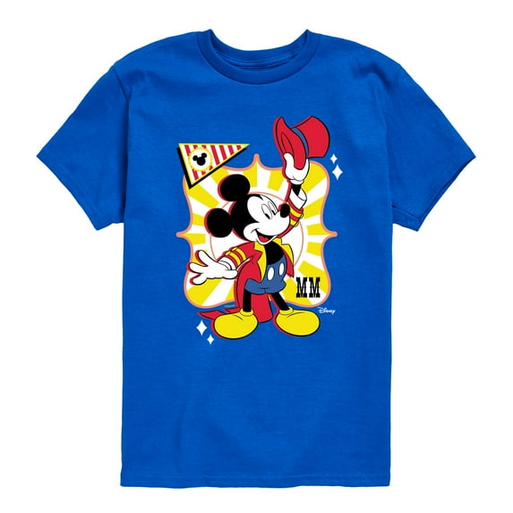 Disney - Birthday - Ring Master Mickey - Youth Short Sleeve Graphic T-Shirt