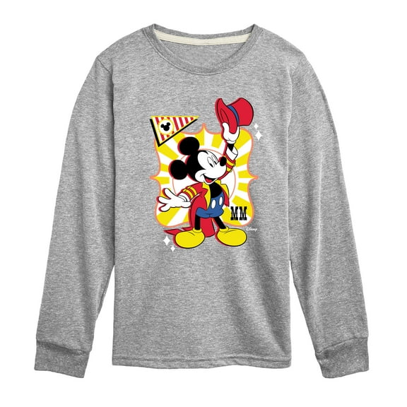 Disney - Birthday - Ring Master Mickey - Youth Long Sleeve Graphic T-Shirt