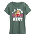 thumbnail image 1 of Disney - Birthdays Are The Best - Women's Short Sleeve Graphic T-Shirt, 1 of 4