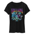 thumbnail image 1 of Disney - Blacklight Villains - Women's Short Sleeve Graphic T-Shirt, 1 of 4