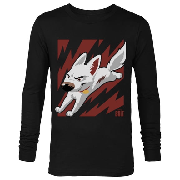Disney Bolt The Super Dog T-Shirt - Long Sleeve T-Shirt for Men - Customized-Black