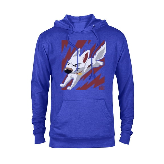 Disney Bolt The Super Dog T-Shirt - Pullover Hoodie for Adults - Customized-Royal Heather