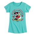 thumbnail image 1 of Disney - Bows And Besties - Toddler & Youth Girls Short Sleeve Graphic T-Shirt, 1 of 5