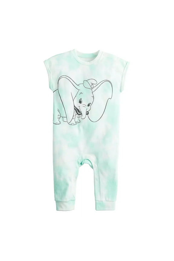 Boy's Girl's Dumbo Jumpsuit Pajama Sleeper, Romper Playsuit (3 Months)