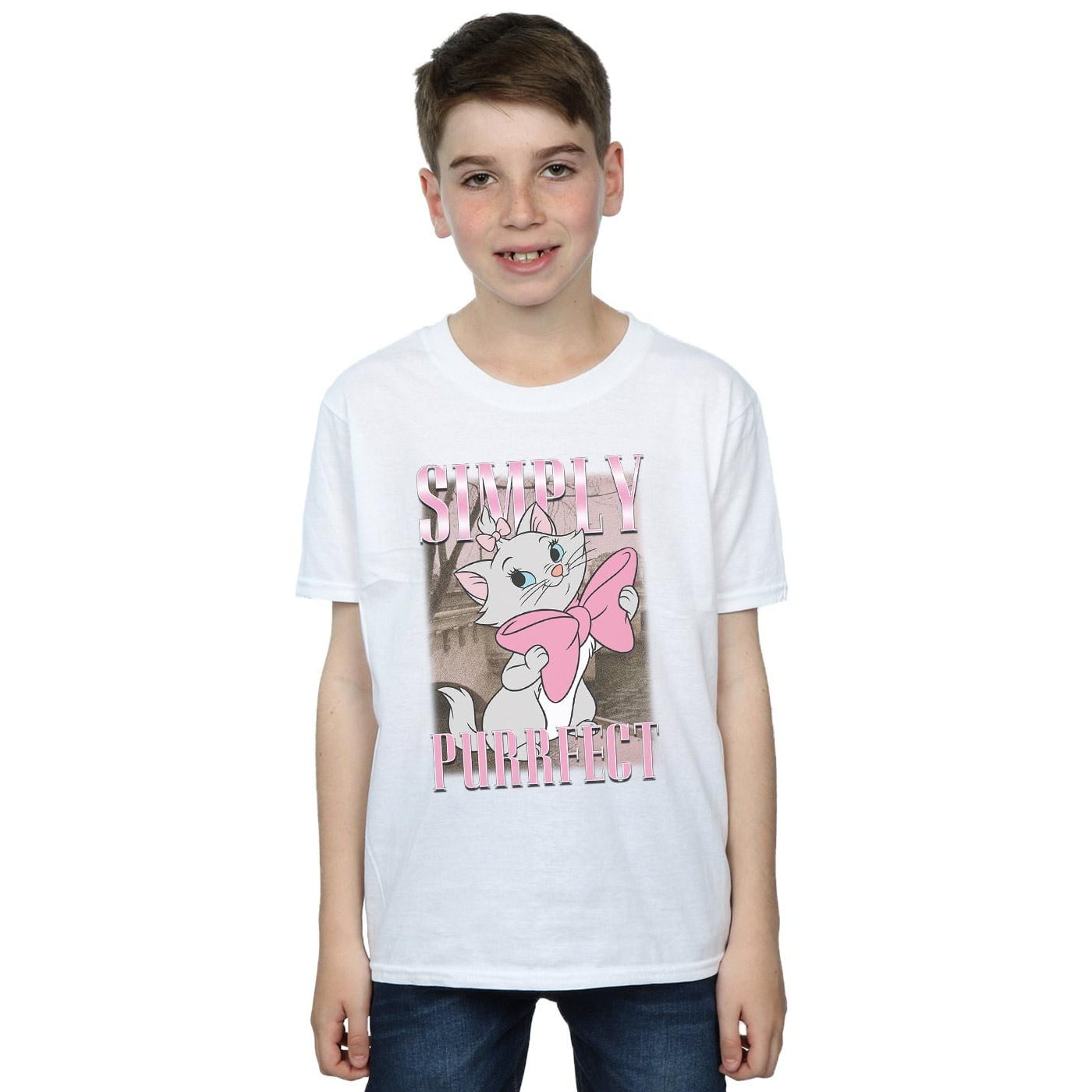 Disney Boys Aristocats Marie Simply Purrfect Homage TShirt