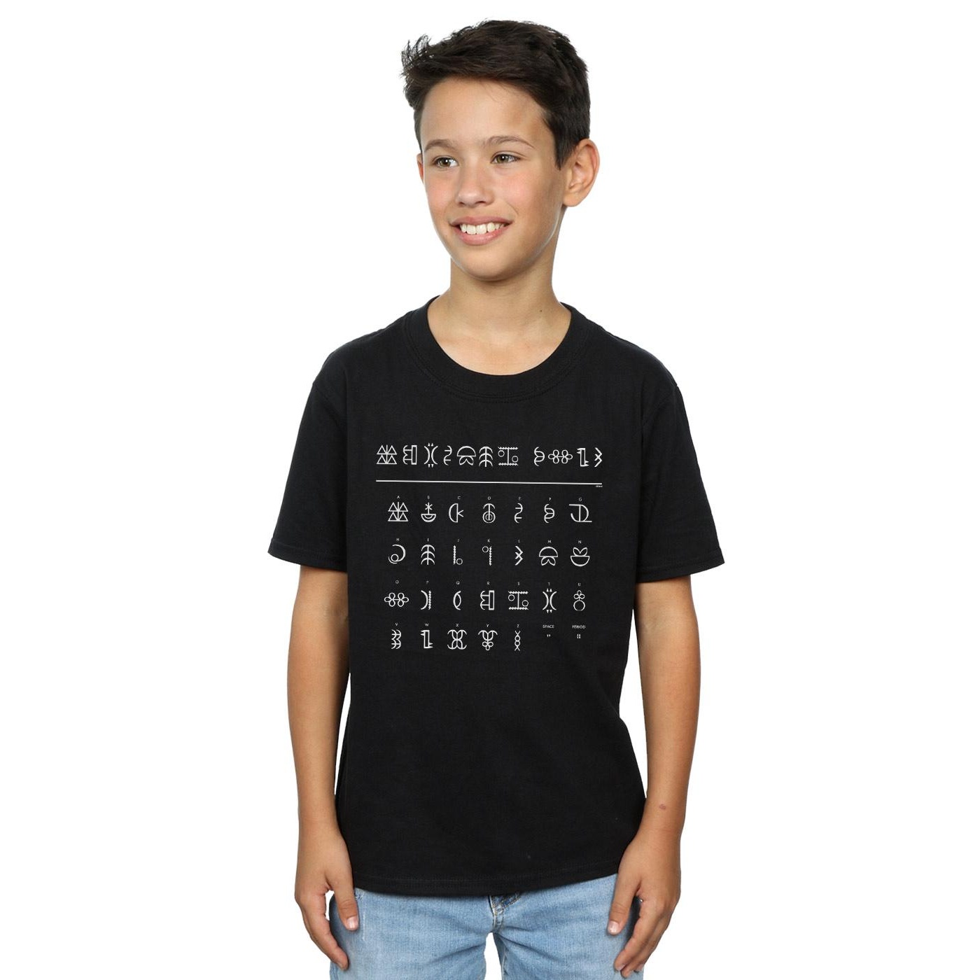 Disney Boys Artemis Fowl Gnommish Alphabet T-Shirt - Walmart.com