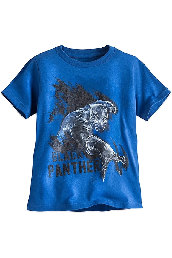 Boys Black Panther Tee - Captain America Civil War Size XXS 2/3 Toddler