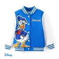 thumbnail image 1 of Disney Boys Bomber Jacket Donald Colorblock Varsity Lightweight Sweatshirts Gift Fall Spring Sizes 3-10, 1 of 7