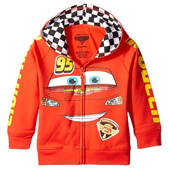 Disney Boys' Cars Lightning McQueen '95 Hoodie- Little Boys Sizes 4-7