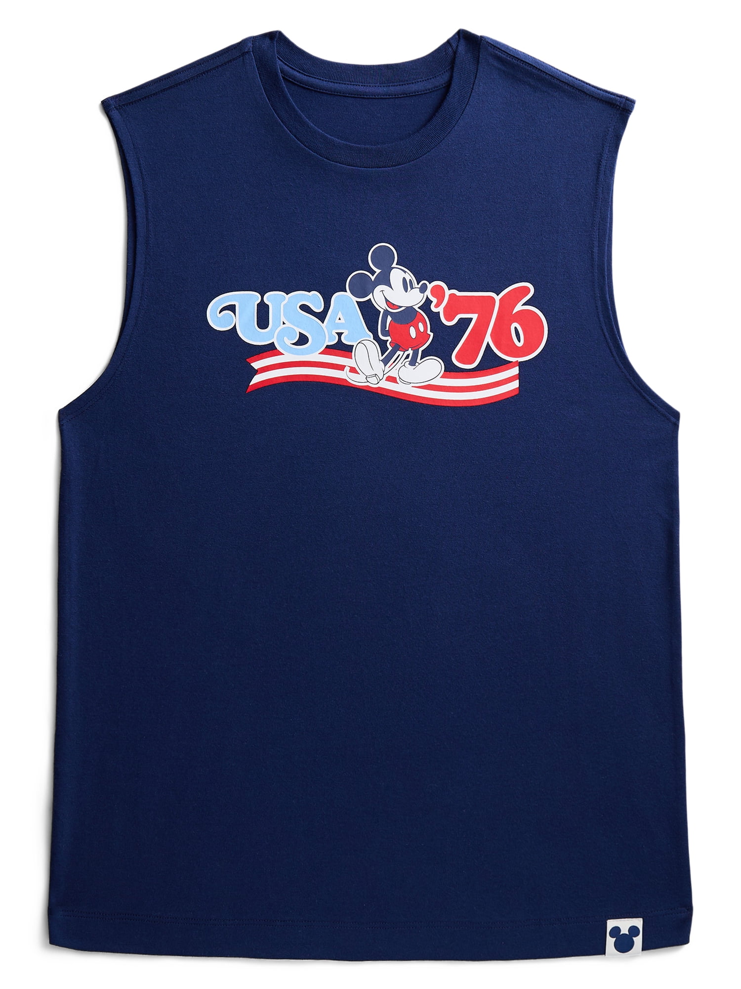 Disney Mickey Mouse Boys USA 76 Muscle Tank Top, Sizes 4-20