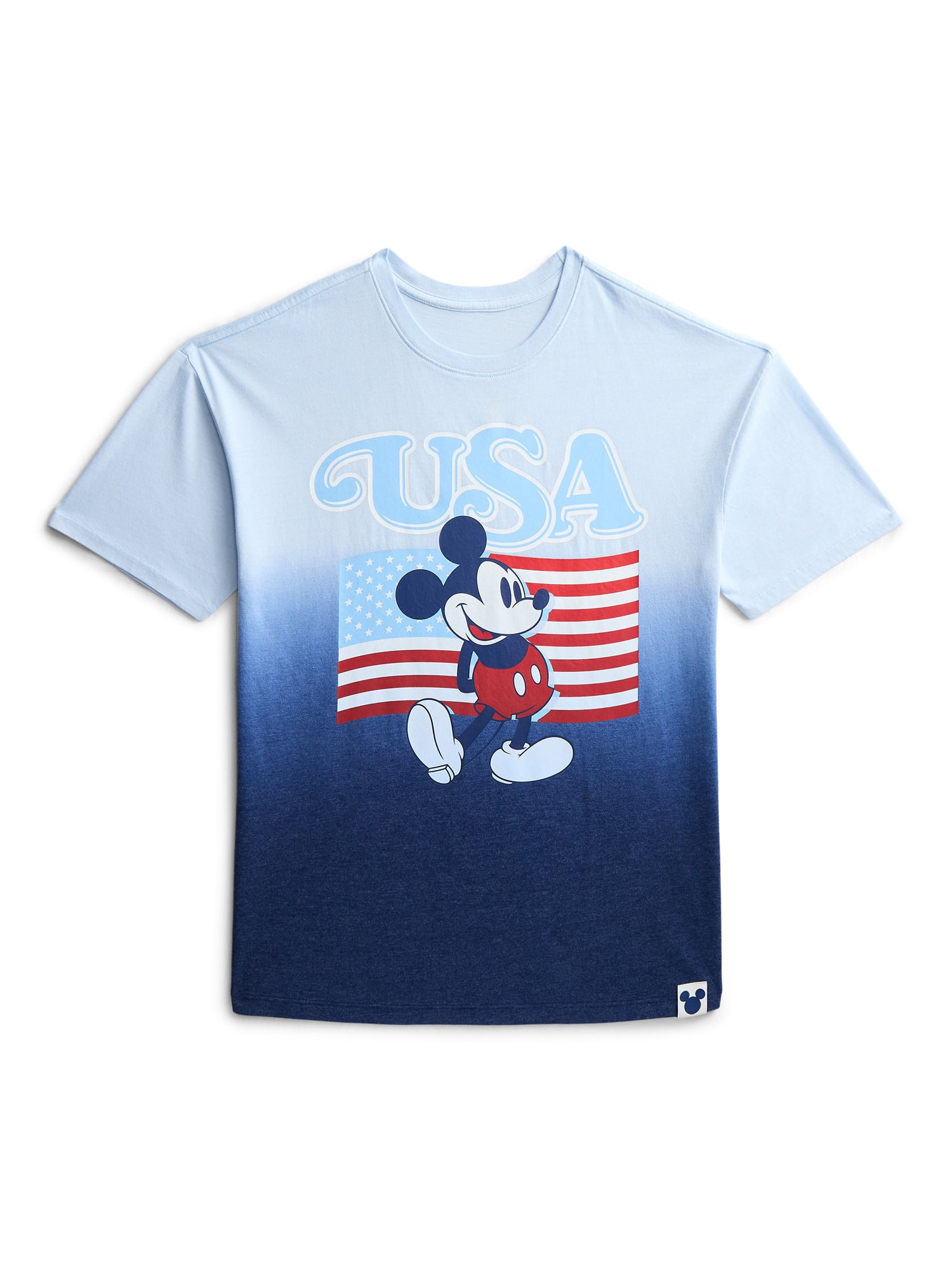 Disney Mickey Mouse Boys USA 76 Graphic Tee with Short Sleeves, Sizes 4-20