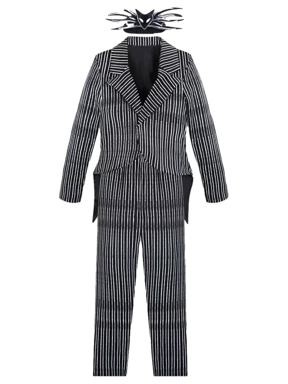 Boys Jack Skellington Costume Set Suit Halloween Costume 13
