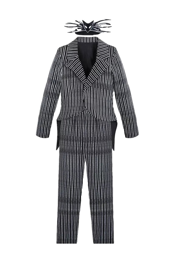 Boys Jack Skellington Costume Set Suit Halloween Costume 13