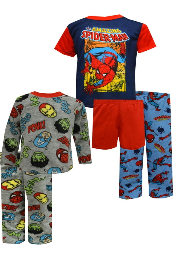 Boys Marvel Comics Avengers 5 Piece Pajamas (2)