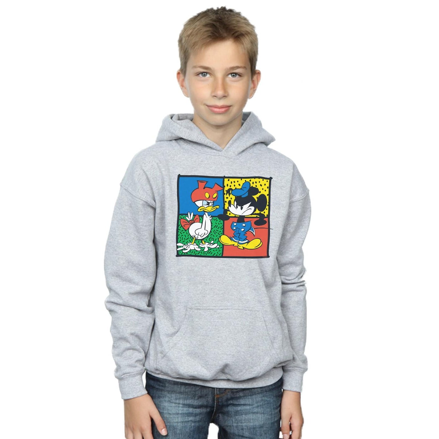 Disney Boys Mickey Mouse Clothes Swap Hoodie - Walmart.com