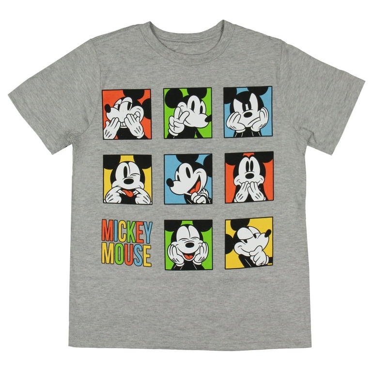 mickey mouse face shirt