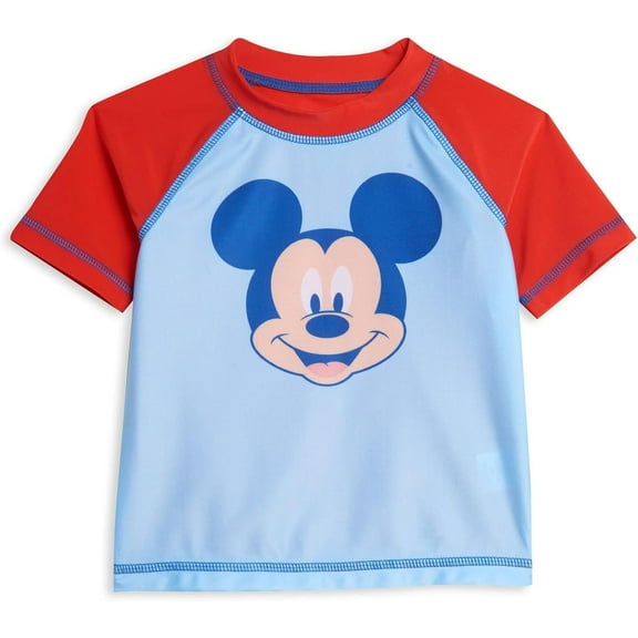 Disney Boys' Mickey Mouse Face Rash Guard (Baby Boys)