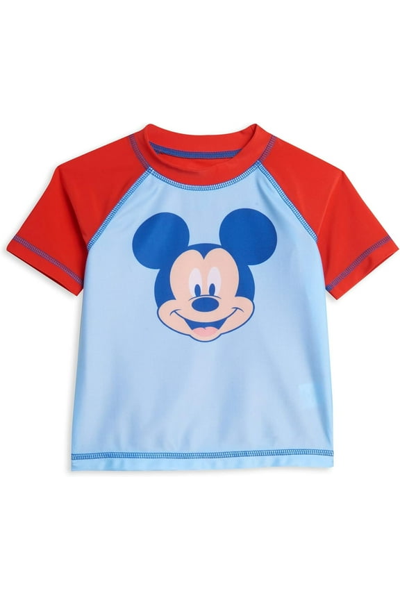 Boys' Mickey Mouse Face Rash Guard (Baby Boys)