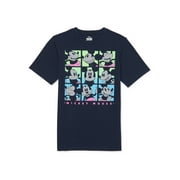 Disney Boys Mickey Mouse Many Faces, Crew Neck, Short Sleeve, Graphic T-Shirt, Sizes 4-18