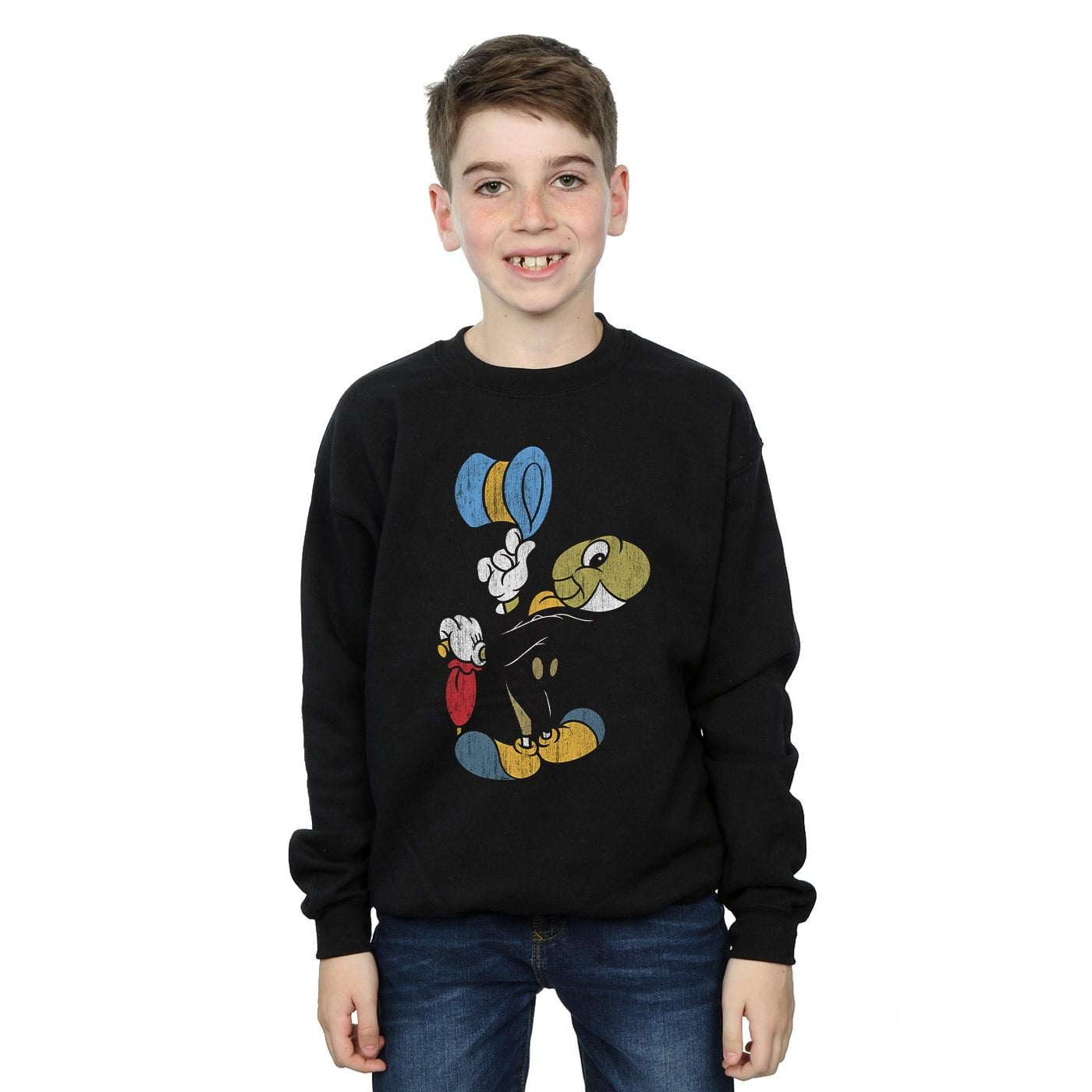 Disney Boys Pinocchio Jiminy Cricket Sweatshirt