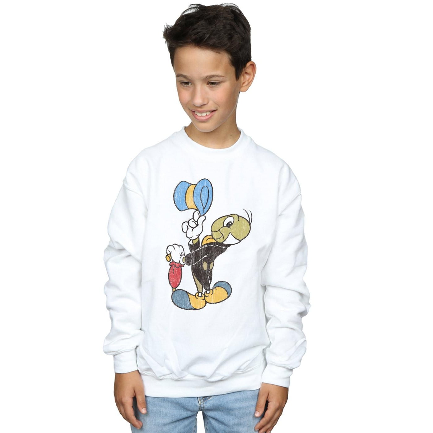 Disney Boys Pinocchio Jiminy Cricket Sweatshirt