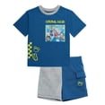 thumbnail image 1 of Disney Boys T-shirt and Shorts Outfit Set – Holographic Shirt, Mickey Mouse (Navy, Toddler 3T), 1 of 3