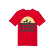 Disney Boys The Lion King Hakuna Matata, Crew Neck, Short Sleeve, Graphic T-Shirt, Sizes 4-18