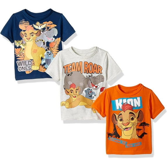 Disney Boys' Toddler Lion Guard 3 Pack Tees