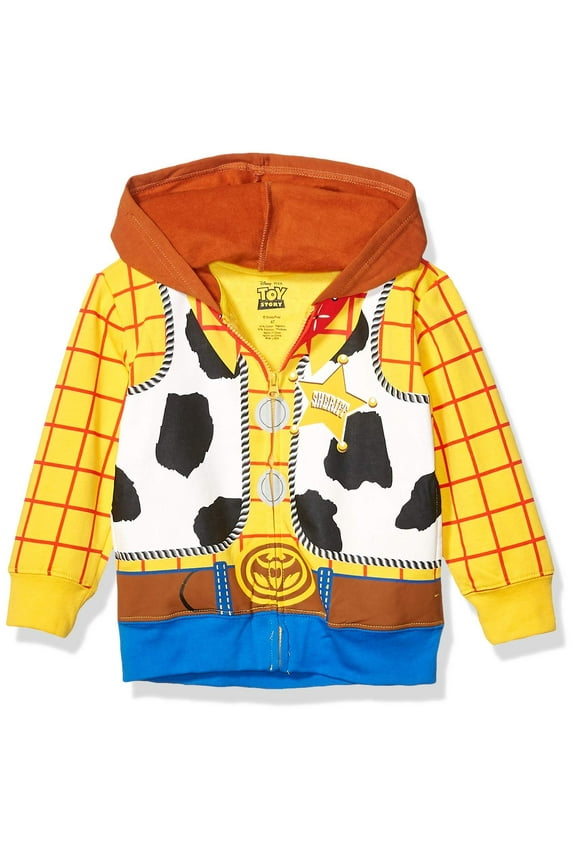 Boys' Toddler Sheriff Woody Toy Story Costume Hoodie
