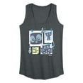 thumbnail image 1 of Disney Brave - Harris, Hubbert & Hamish - Women's Racerback Tank Top, 1 of 5