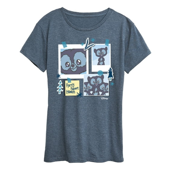 Disney Brave - Harris, Hubbert & Hamish - Women's Short Sleeve Graphic T-Shirt