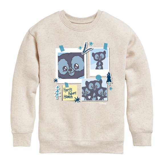 Disney Brave - Harris, Hubert, & Hamish - Toddler & Youth Crewneck Fleece Sweatshirt