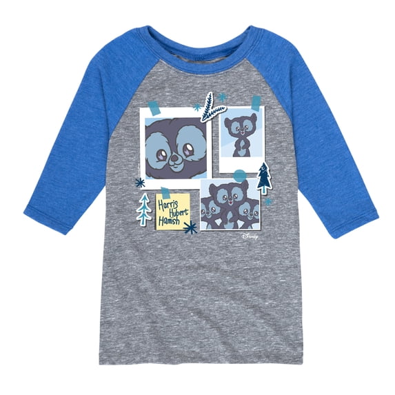 Disney Brave - Harris, Hubert, & Hamish - Toddler & Youth Raglan Graphic T-Shirt