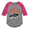 thumbnail image 1 of Disney Brave - Merida Aim High Bow & Arrow - Toddler & Youth Girls Raglan Graphic T-Shirt, 1 of 5