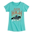 thumbnail image 1 of Disney Brave - Merida Aim High Bow & Arrow - Toddler & Youth Girls Short Sleeve Graphic T-Shirt, 1 of 5