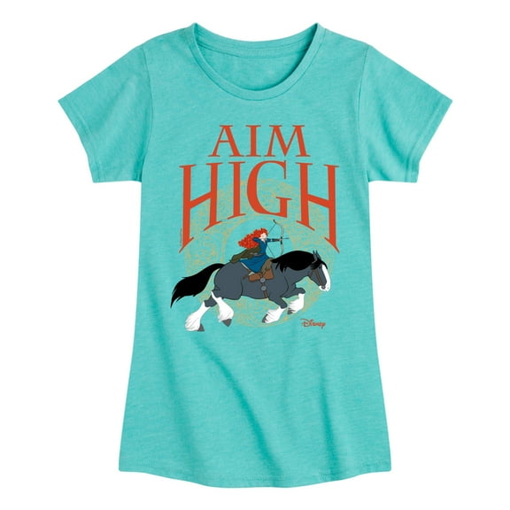 Disney Brave - Merida Aim High Bow & Arrow - Toddler & Youth Girls Short Sleeve Graphic T-Shirt