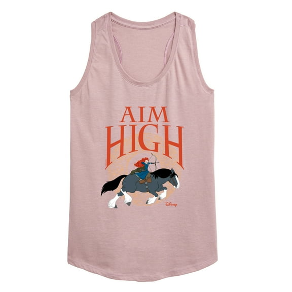 Disney Brave - Merida Aim High Bow & Arrow - Women's Racerback Tank Top