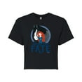thumbnail image 1 of Disney Brave - Merida & Angus Change Your Fate - Juniors Cropped Cotton Blend T-Shirt, 1 of 5