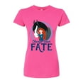 thumbnail image 1 of Disney Brave - Merida & Angus Change Your Fate - Juniors Fitted Graphic T-Shirt, 1 of 5